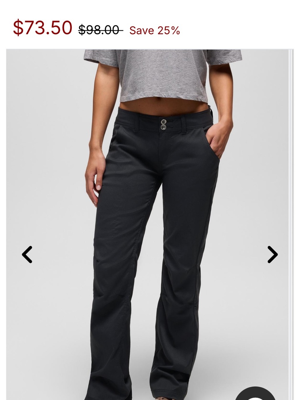Prana Halle Pants in Black